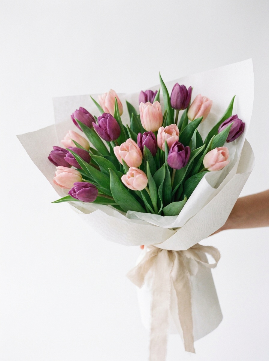 Bó hoa Tulip mix màu